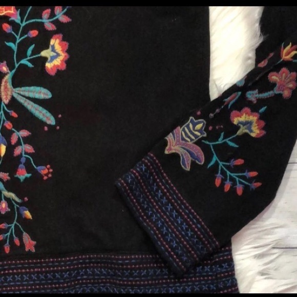 1 Only ⭐️JOHNNY WAS Embroidered XS Coatigan - Picture 7 of 8